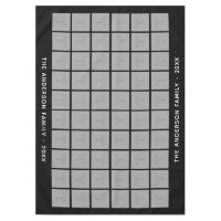 60 Square Photo Collage with Simple Text - black