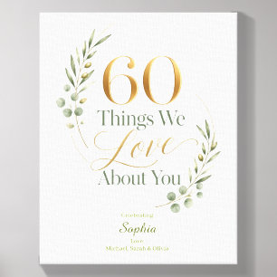 60 Things We Love About Grandma Canvas Photo Tile