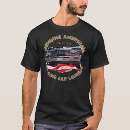 60_ties Chevy Impala SS 1965 Classic US Car V8 T_Shirt