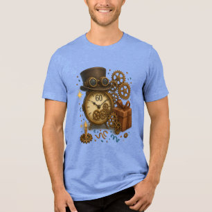 60 & Timeless – Steampunk Celebration Tri-Blend Shirt