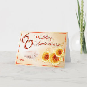 60 Wedding Anniversary Card