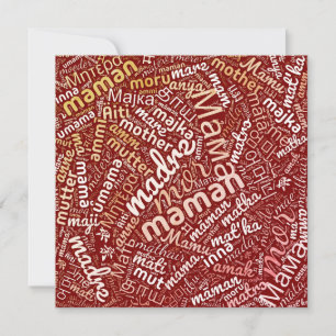 60 Words for 'Mother' in Different Languages