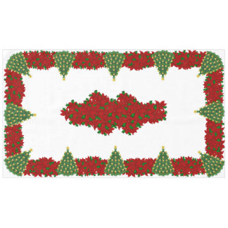 60" X 104" Christmas Tablecloth