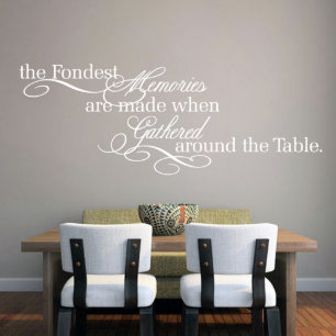 60" x 22" Script Kitchen Wall Decal