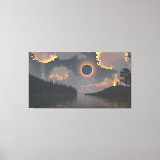 60" x 40" Canvas Art with "Eclipse" image