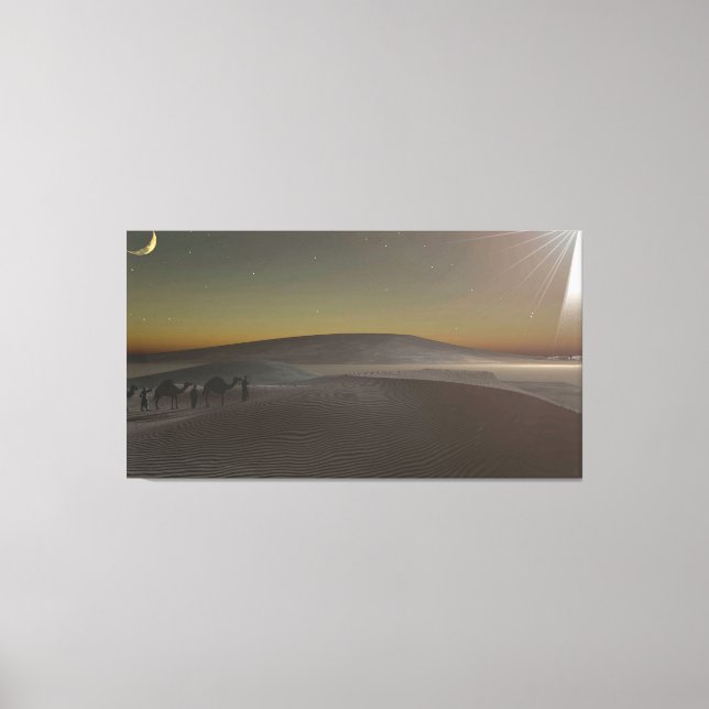 60' x 40" Canvas Art with "Yonder Star" image (Front)
