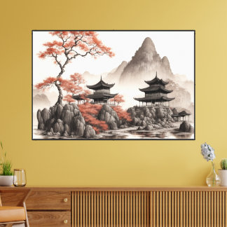 60" x 40" Mystic Modern Art Canvas Print
