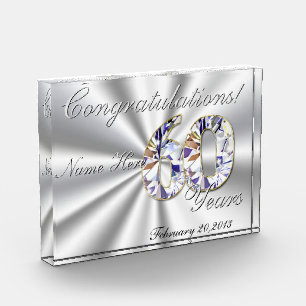 60 Year Congratulations Award