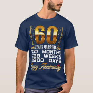 60 Years Married Funny 60th Wedding Anniversary T-Shirt