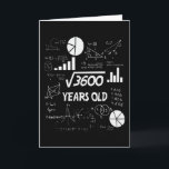 60 Years Old Bday Math Teacher 60th Birthday Gift Card<br><div class="desc">Birthday Design For anyone who's horoscope say difficult & Stubborn But totally worth.Wear it with pride at work,  school gym perfect to pair with shorts,  leggings or jeans for a casual yet trendy Look</div>