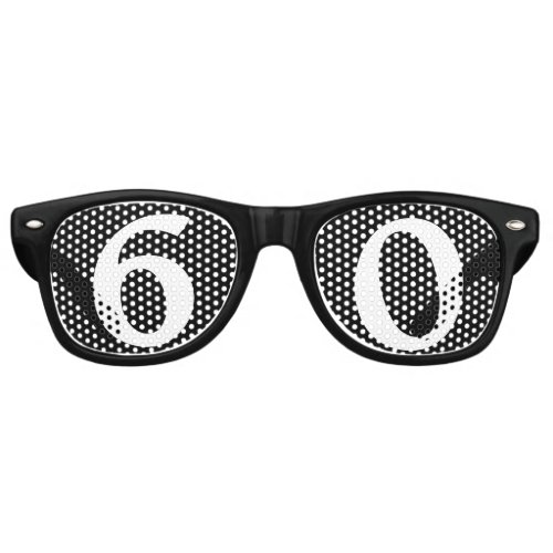 60 Years Old Birthday Party Sunglasses
