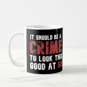 60 Years Old Funny 60th Birthday Distressed Coffee Mug