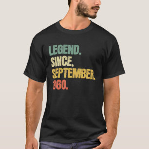60 Years Old Gift- Awesome Since September 1960 T-Shirt