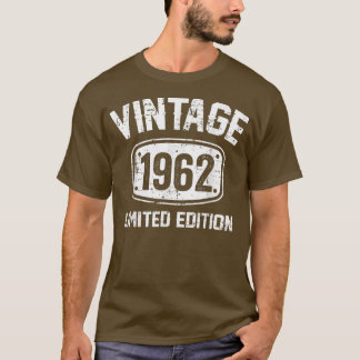 60 Years Old Vintage 1962 Limited Edition 60th Bir T-Shirt