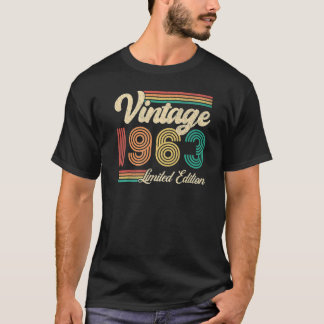 60 Years Old Vintage 1963 60th Birthday 50 T-Shirt