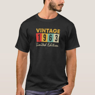 60 Years Old Vintage 1963 60th Birthday T-Shirt