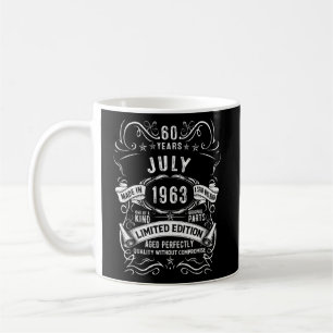 60 Yrs Old 60th Birthday Gift Legends Born In July Coffee Mug