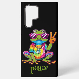 60s 70s Hippy Hippie Peace Frog Samsung Galaxy S22 Ultra Case