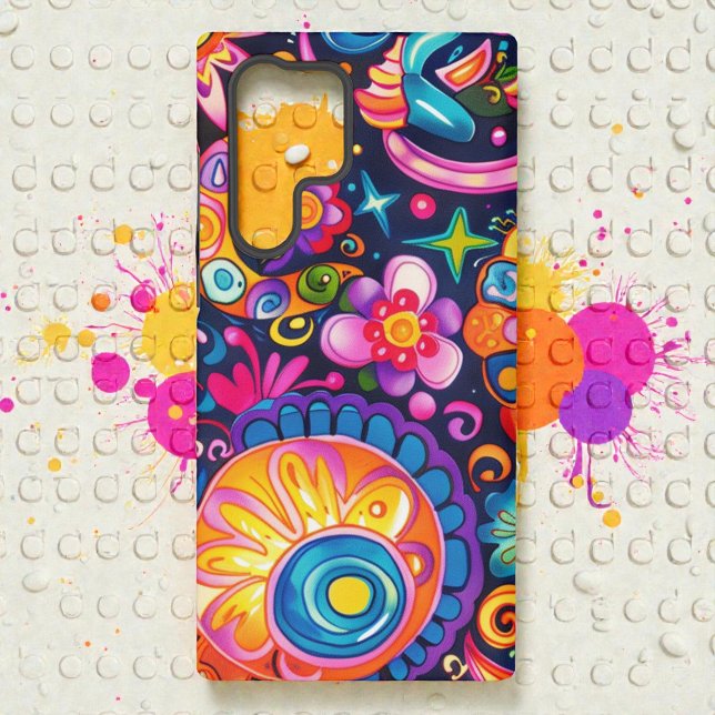 60s 70s Hippy Hippie Psychedelic Samsung Galaxy Case (Creator Uploaded)