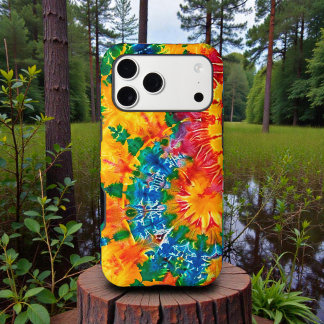 60s 70s Hippy Hippie Tie Dye iPhone 17 Pro Max Case