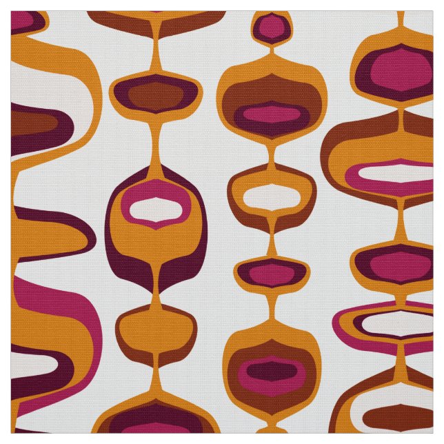 60s 70s mod retro fabric pattern (Swatch)