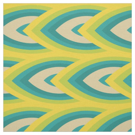 60s 70s mod retro patern fabric