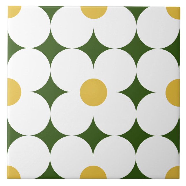 60s 70s retro flower tile (Front)