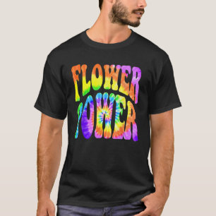60s 70s Retro Hippie Batik Spiral Flower Power 3 F T-Shirt