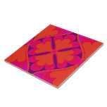 60s 70s retro pattern ceramic tile