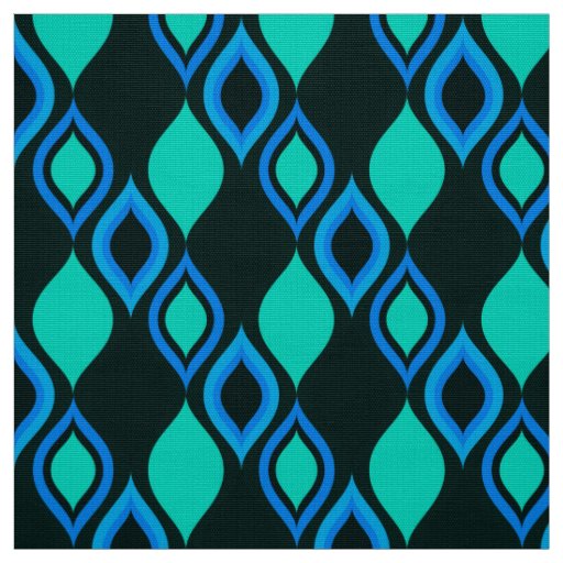 60s 70s retro pattern mod fabric