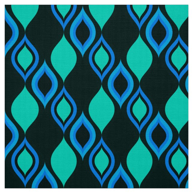 60s 70s retro pattern mod fabric (Swatch)