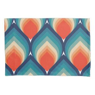 60s 70s retro pillow cases