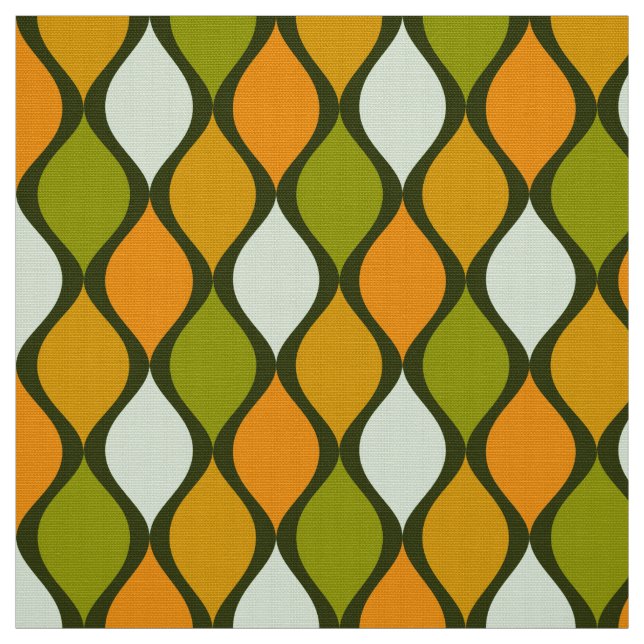 60s 70s retro super color palette fabric (Swatch)