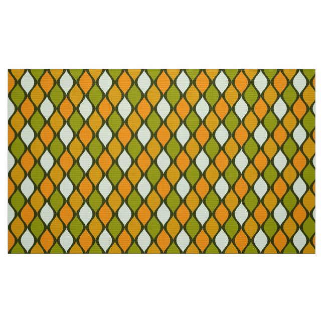 60s 70s retro super color palette fabric | Zazzle