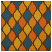 60s 70s retro super color palette fabric | Zazzle