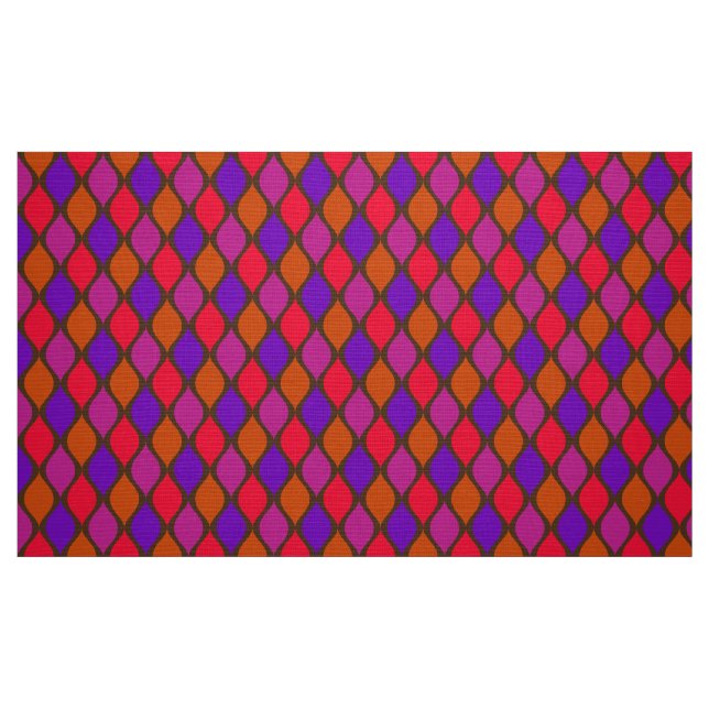 60s 70s super retro color palette fabric | Zazzle