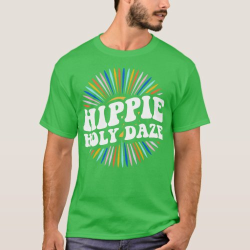 60s and 70s Hippie Hippies Retro Vintage Hippy Flo T_Shirt