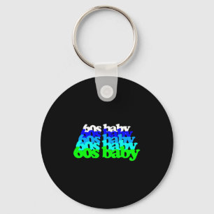 60s Baby 1960s Birthday Born Sixties Boomers Gen X Keychain