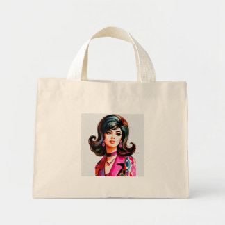 60s Beauty Mini Tote Bag
