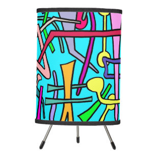 60's Bohemian mid century modern lamp