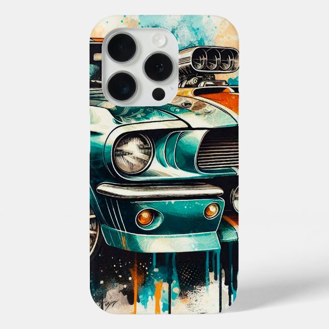 60s car Case-Mate iPhone case (Back)