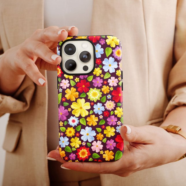 60s Flower Power Hippie iPhone | Hippie iPhone 13 Case-Mate iPhone Case (Creator Uploaded)