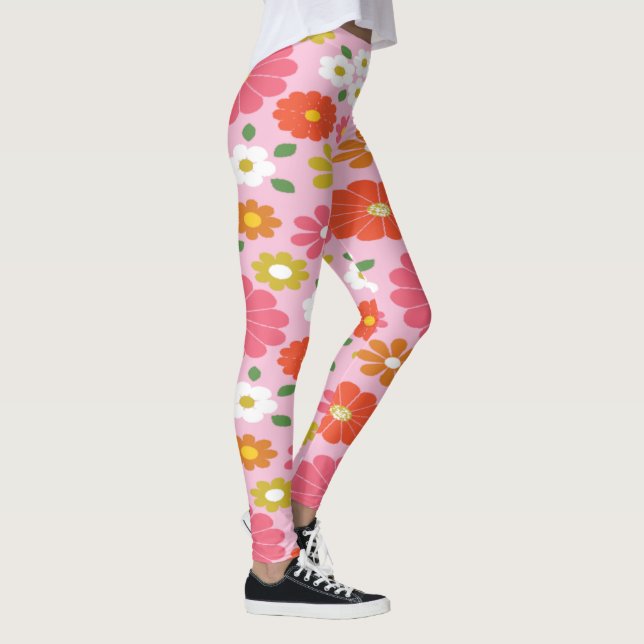 60s Flower Power Leggings (Right)