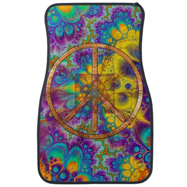 60's Groove Car Floor Mat (Front)