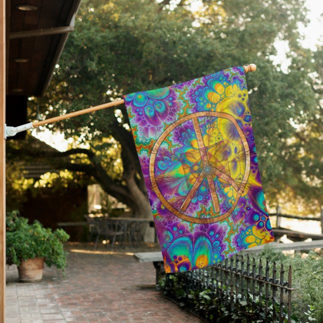 60's Groove House Flag (In SItu)