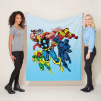 Marvel avengers fleece online blanket