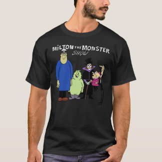 60s Milton the Monster Show Characters and Logotyp T-Shirt