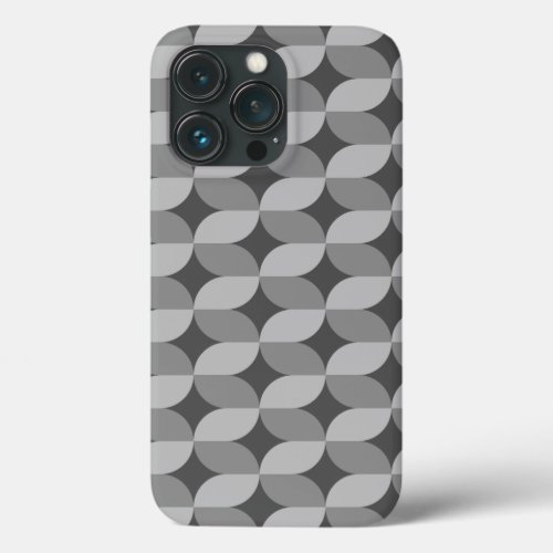 60s Mono Patterned iPhone 13 Pro Case