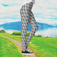60s Mono Patterned Leggings