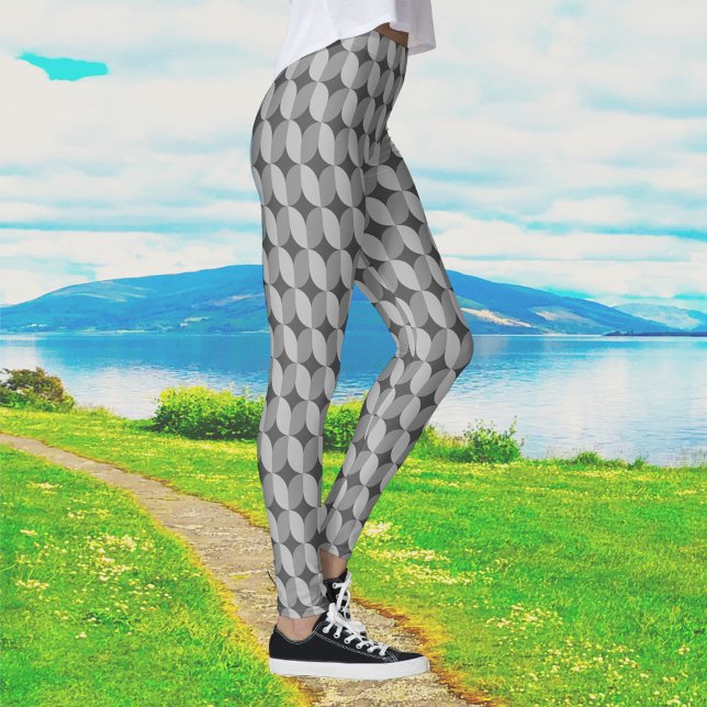 60s Mono Patterned Leggings (Creator Uploaded)